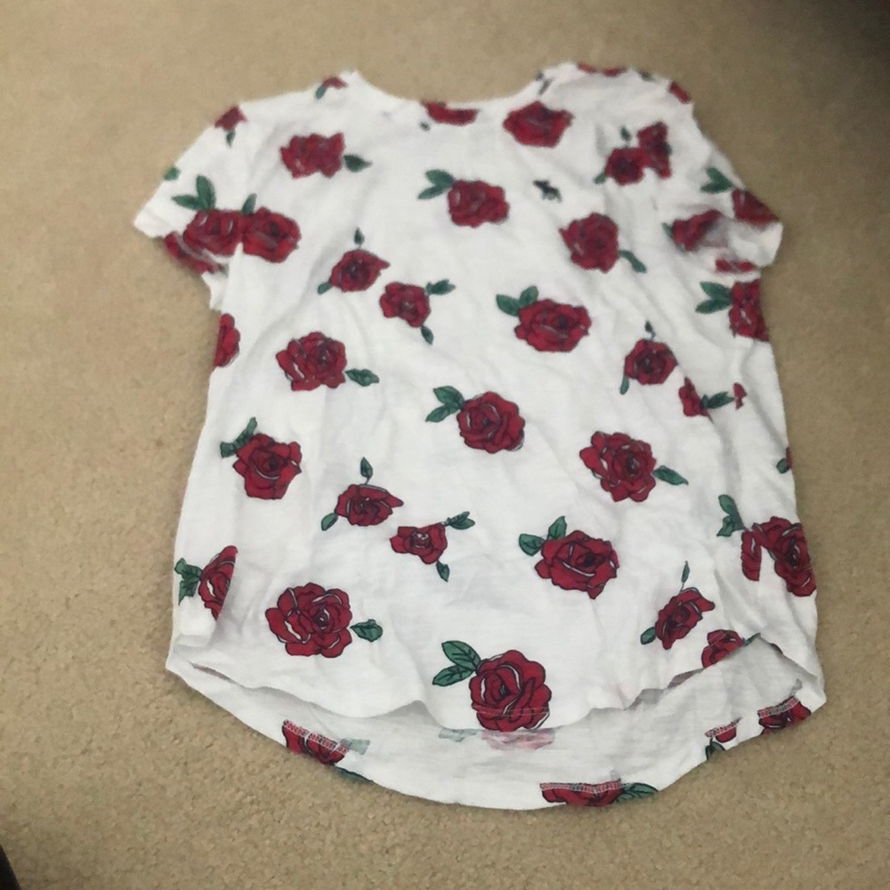 rose abercrombie kids shirt